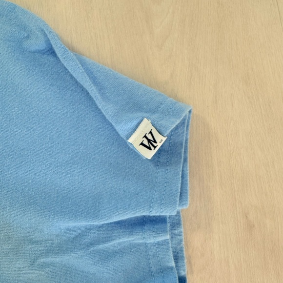 WRLDINVSN Blue tee Size Large - Picture 2 of 3